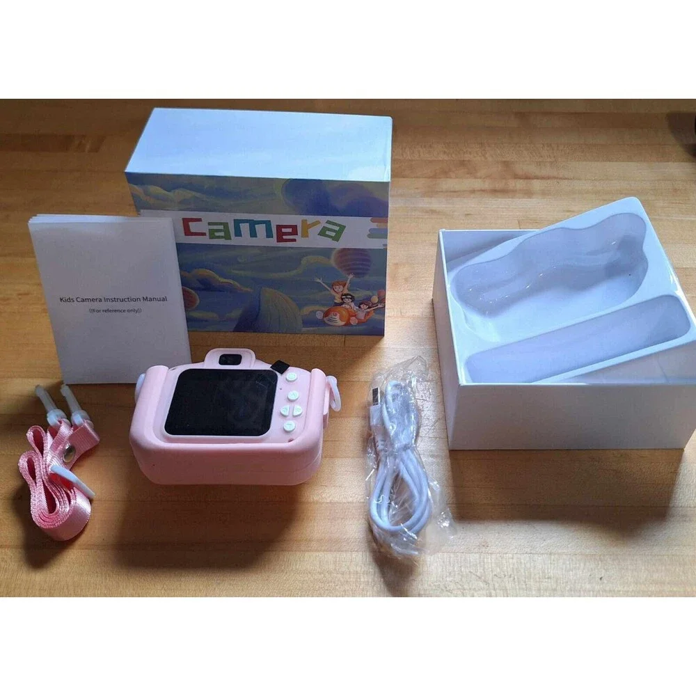 Goopow Kids Digital Camera, 32gb SD Card Included, Soft Silicone Cover, Age 3+